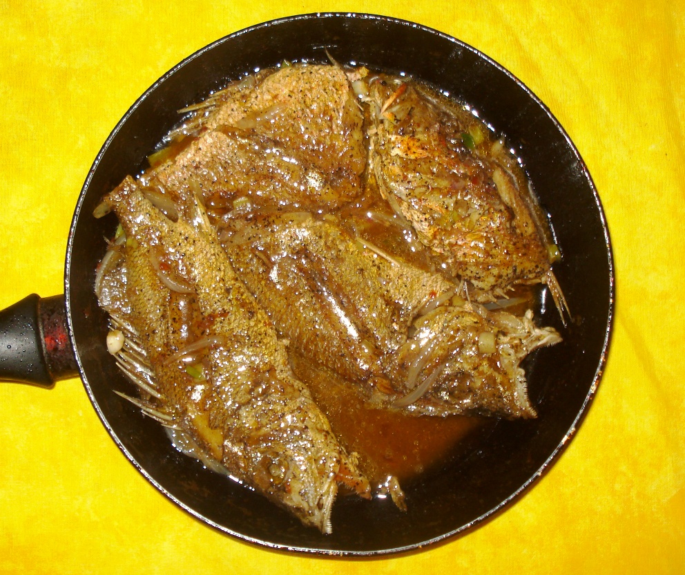 Brown Stew Fish
